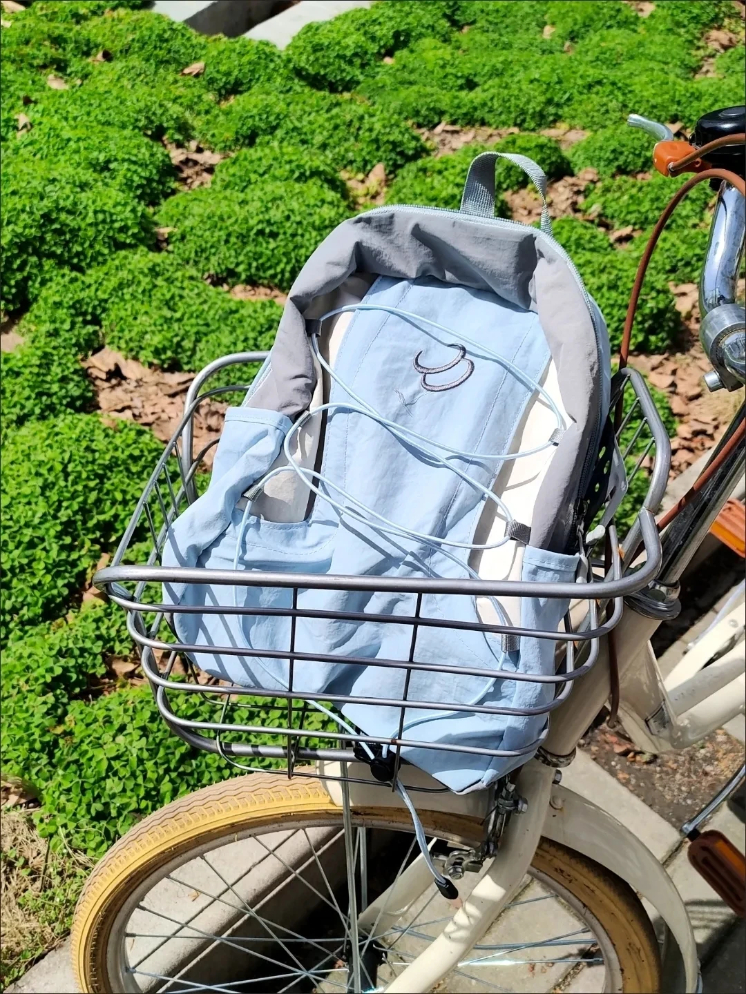 Ransel sekolah remaja menawan warna kain memblokir lembut ransel bahan tas sekolah untuk remaja perempuan tas buku