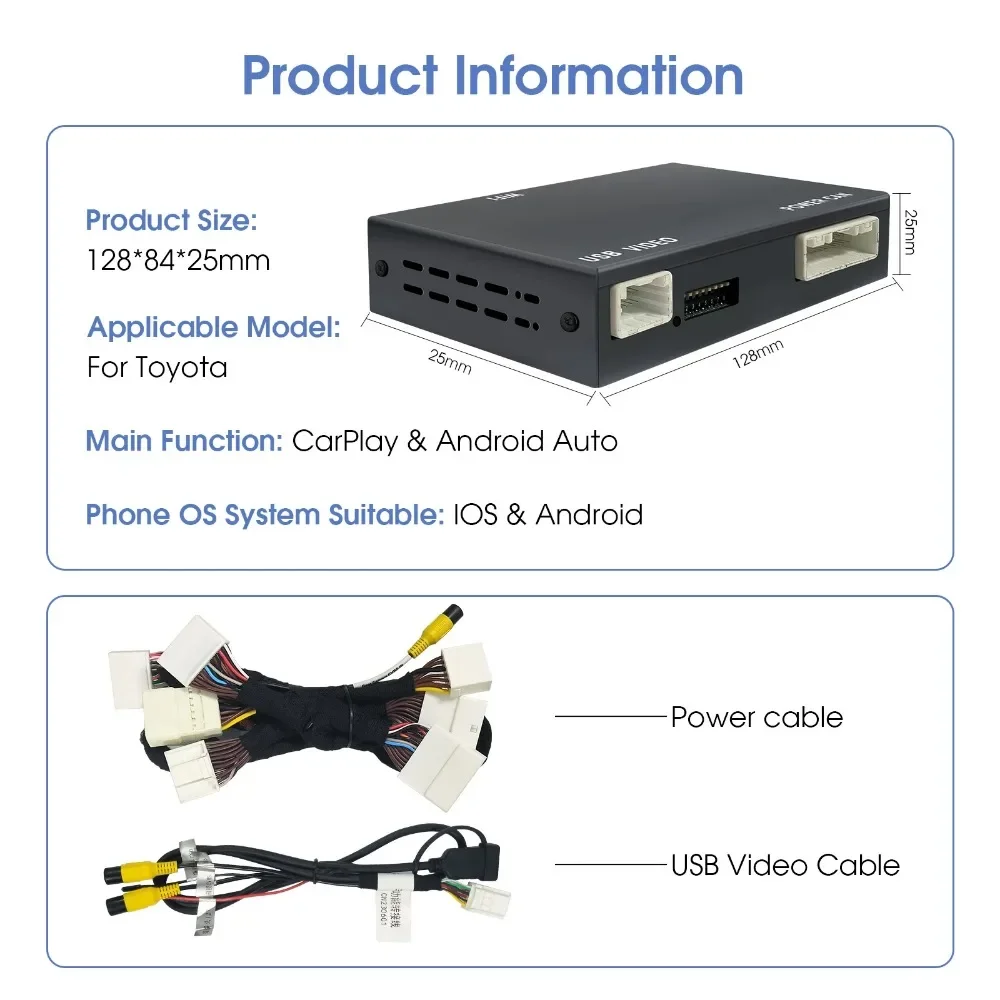 Oem Scherm Upgrade Decoder Box Multimedia Retrofit Kit Voor Toyota Codec 2014 Om Draadloze Carplay Android Auto Te 2019