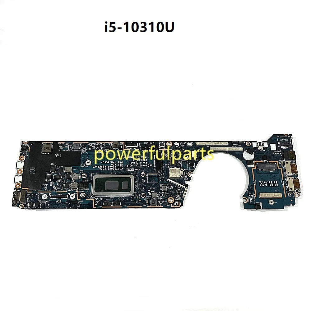 

Материнская плата для DELL Latitude 7410 Chrome FDV45 LA-J601P 0F6881 с процессором i5-10310U и 8 ГБ ОЗУ, в рабочем состоянии.