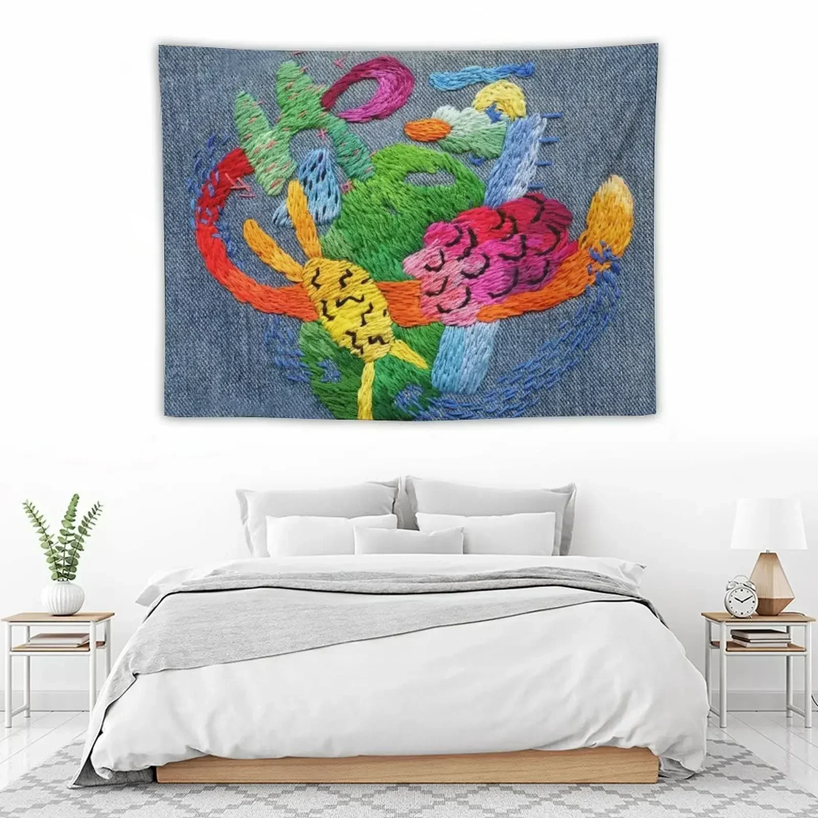 

abstract embroidery Tapestry Room Decorations Decoration Bedroom Bathroom Decor Mushroom Tapestry