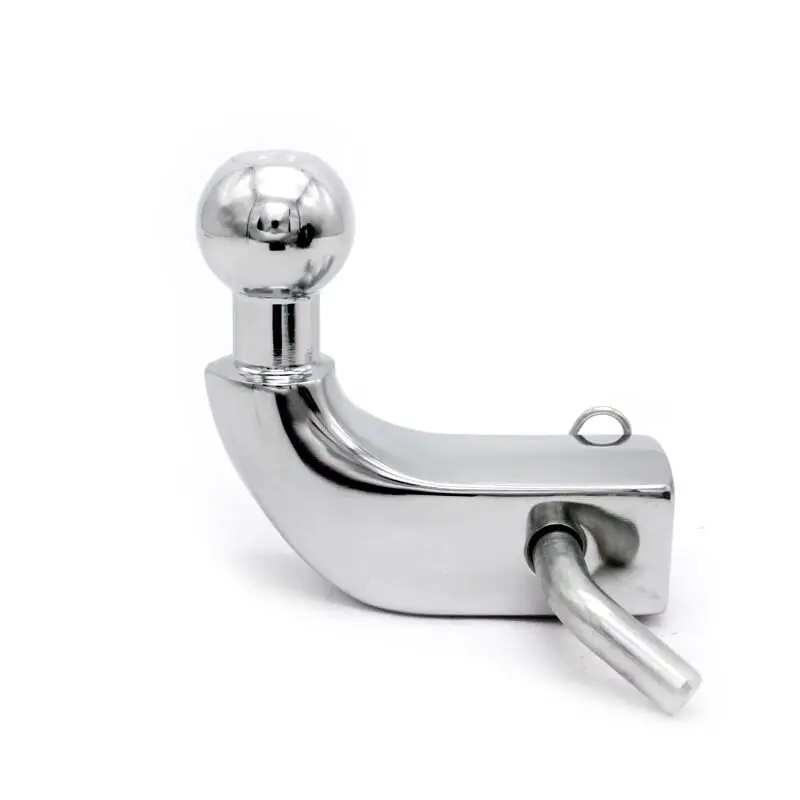 Car Trailer Solid Forged Hook Trolley Ball American 2-inch Square Mouth Seat Traction Hook Rear Off