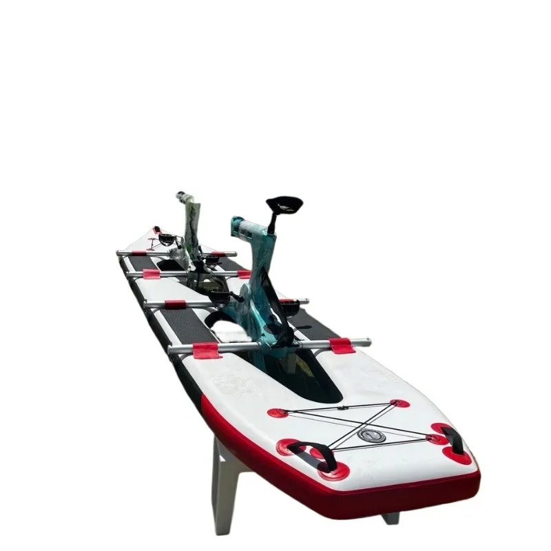 Double water bike, double pedal boat, double pedal