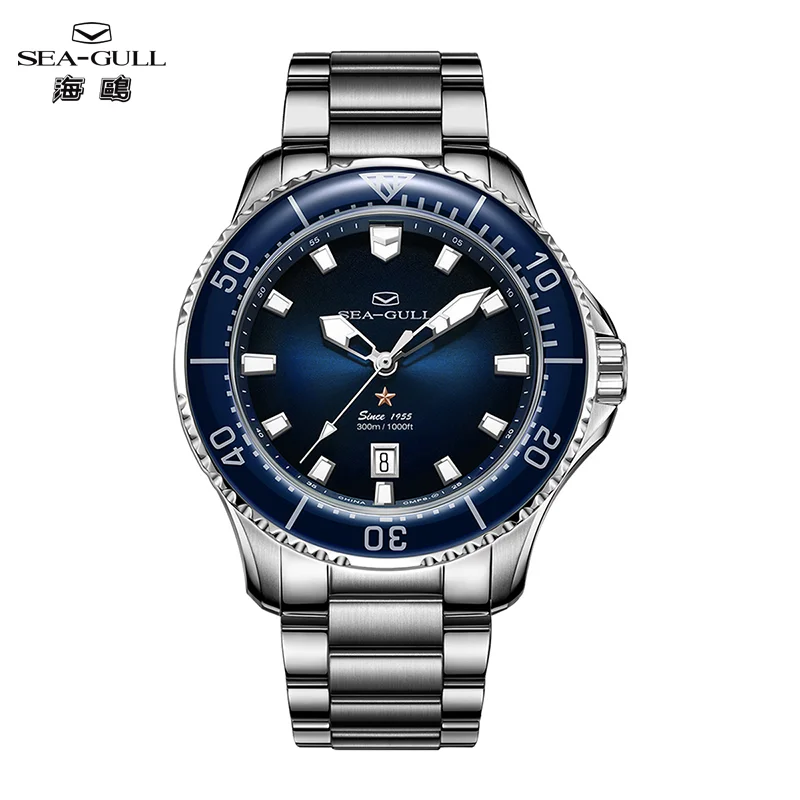 2026 Seagull Automatic Mechanical Watch Men Watch 300M Water Resistance 316L Stainless Steel Sapphire Crystal Ocean Series 1210