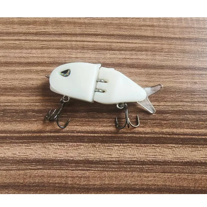 BILLINGS 1 Stück Langsam sinkender Mehrteiliger Pencil-Köder 6cm 6,5g Künstlicher Bionischer Zweiteiliger Schwimmköder mit Doppelhaken – Detail 15