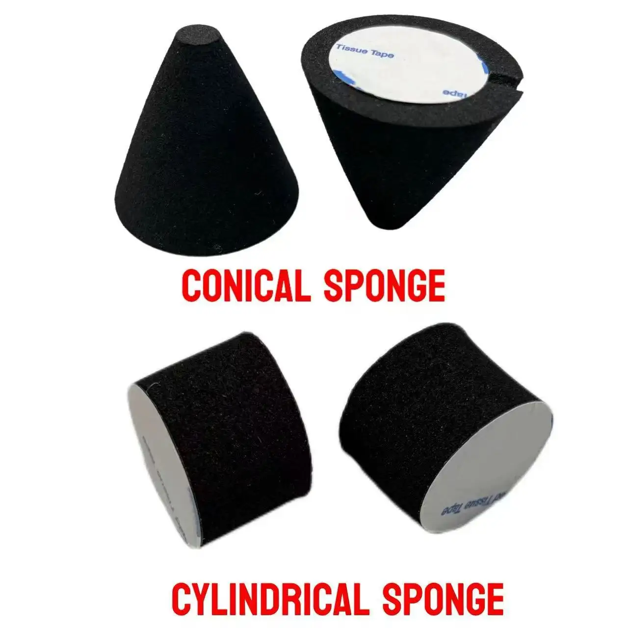 35x37mm Trigger Sponge Cone Foam Or 28x20mm Drum Trigger Percussion Instrument Replacement Electric Drum Part With Adhesive