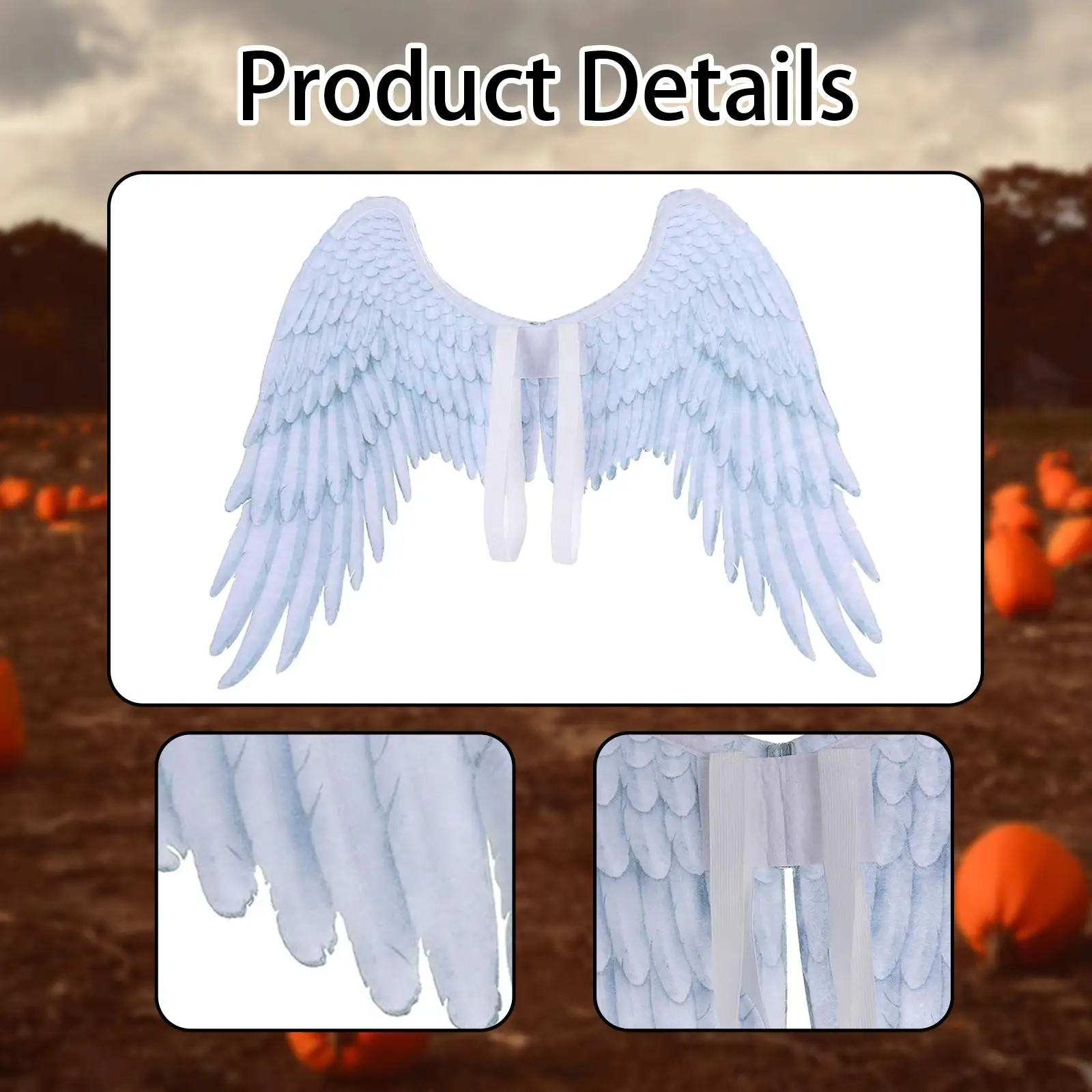 Asa de anjo traje decoração acessório elegante wearable masculino feminino para presente de aniversário celebrações eventos festa palco mostrar