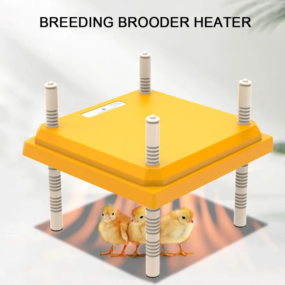 15W Chick Heater Brooder with Acrylic Plate Electric Chick Brooder Heating Plate Energy-Efficient Adjustable Height & Angle