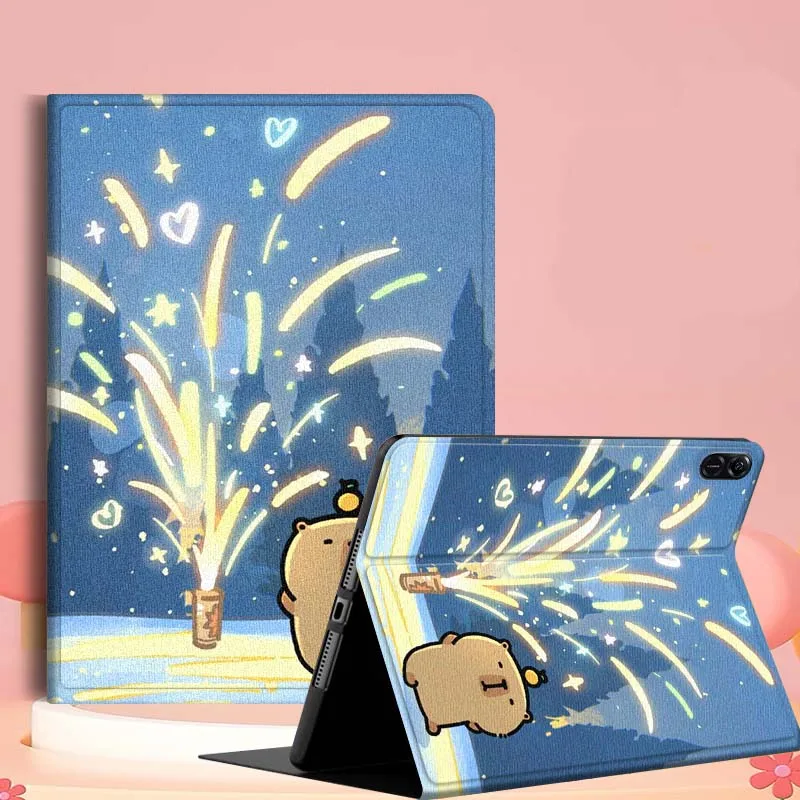 

Capybara Cool Cute Cartoon For Huawei MediaPad MatePad Air SE Pro M6 M5 M2 11.5 10.4 10.1 11 12.2 10.8 13.2 Tablet Case