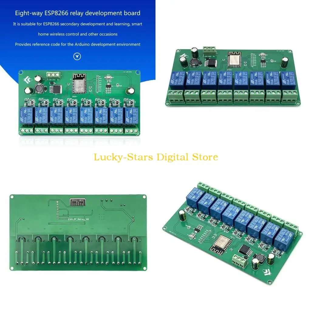 

T3EE 8 Channel Wi-Fi реле модуля самозаключения, DIY Wi-Fi Garage Controller 5V/7-28V