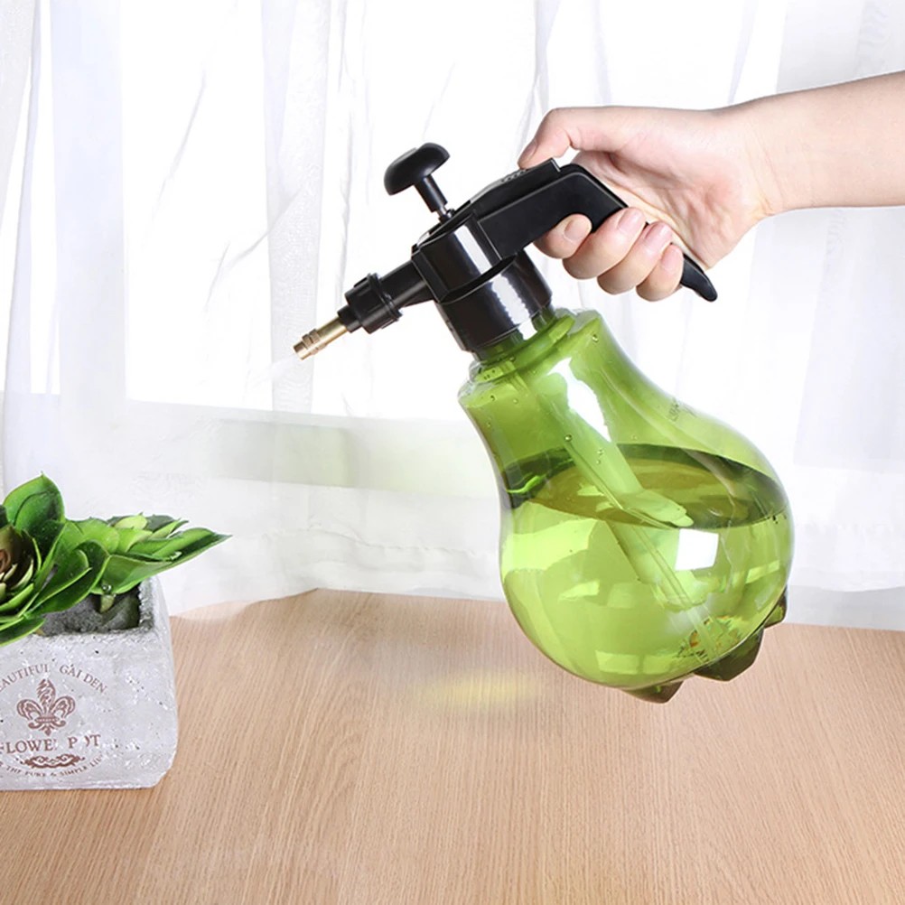 

1pc 1.5L Air Pressure Spray Bottle Garden Sprayer Watering Pot Plants Durable Lightweight Plastic Water Sprayer Tool Green Easy