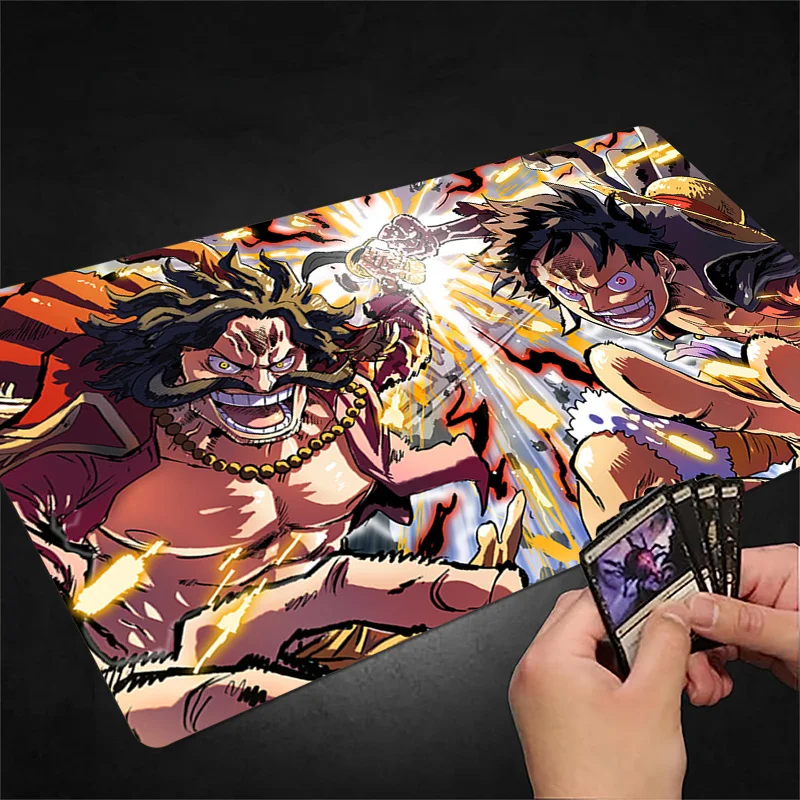 One Piece OPCG Gaming Playmat Luffy Zoro Chopper Anime TCG Card Game Mat Non-slip Large Mouse Pad Desk Keyboard Mat Desktop Gift