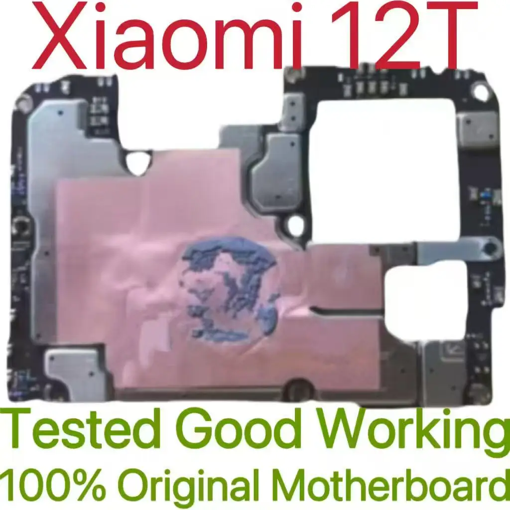 Global Version Original Unlocked Motherboard for Xiaomi 12T Tested Circuit Plate Main Logic Board for Xiaomi 12T