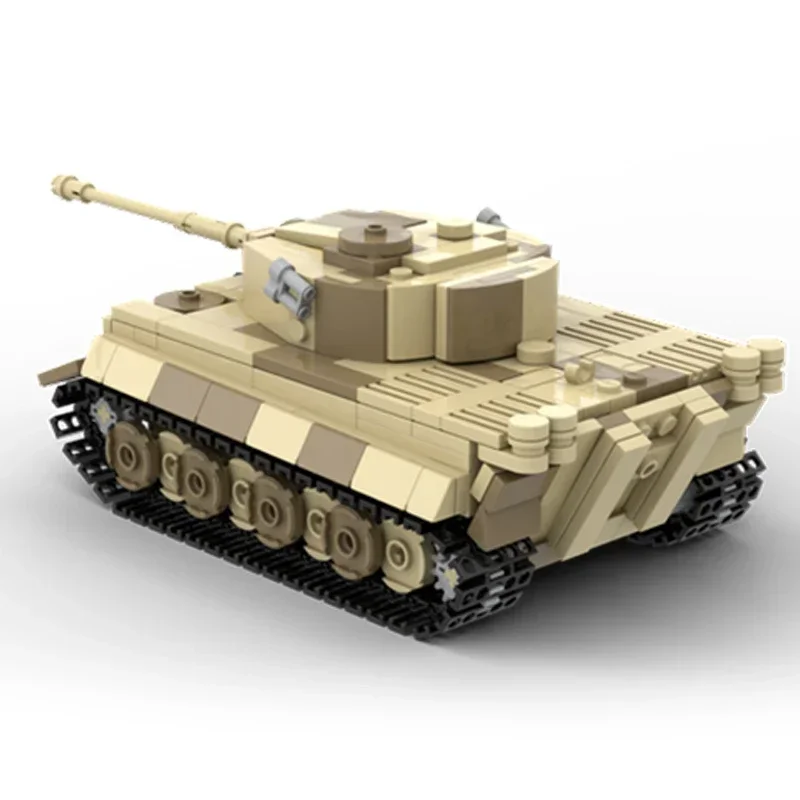 Moc Building Bricks Military Model German WW2 Heavy Tiger Tank 1:42 Technology Blocks Gifts Christmas Toys DIY Sets Assembly