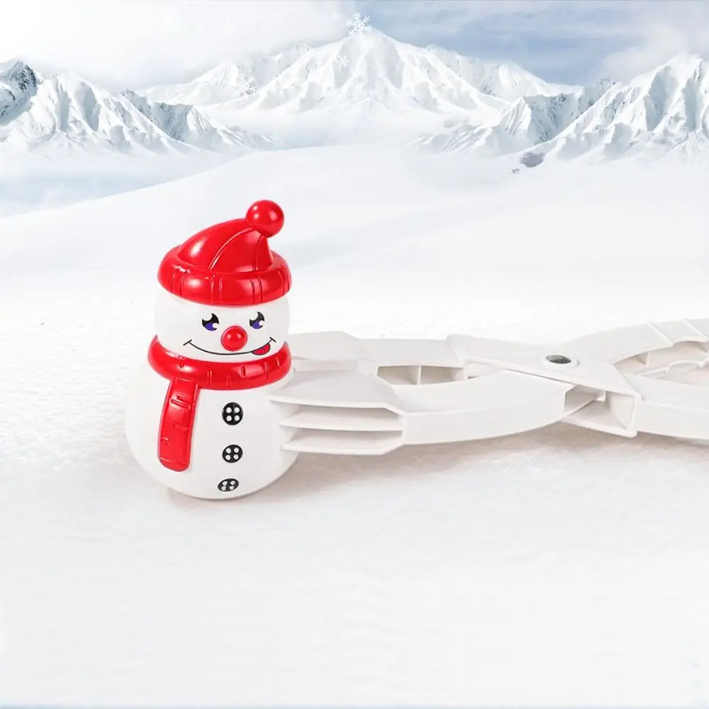 Montessori Duck Snowball Clip Early Education Sports Dinosaur Snowball Maker Mold Bear Double Ball Sand Making Mould Winter