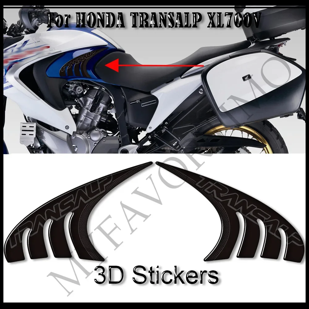 

TANK Pad Protector Stickers Decal For HONDA TRANSALP Motorcycle Protection Gas Cap Emblem Badge Logo Fairing Fender