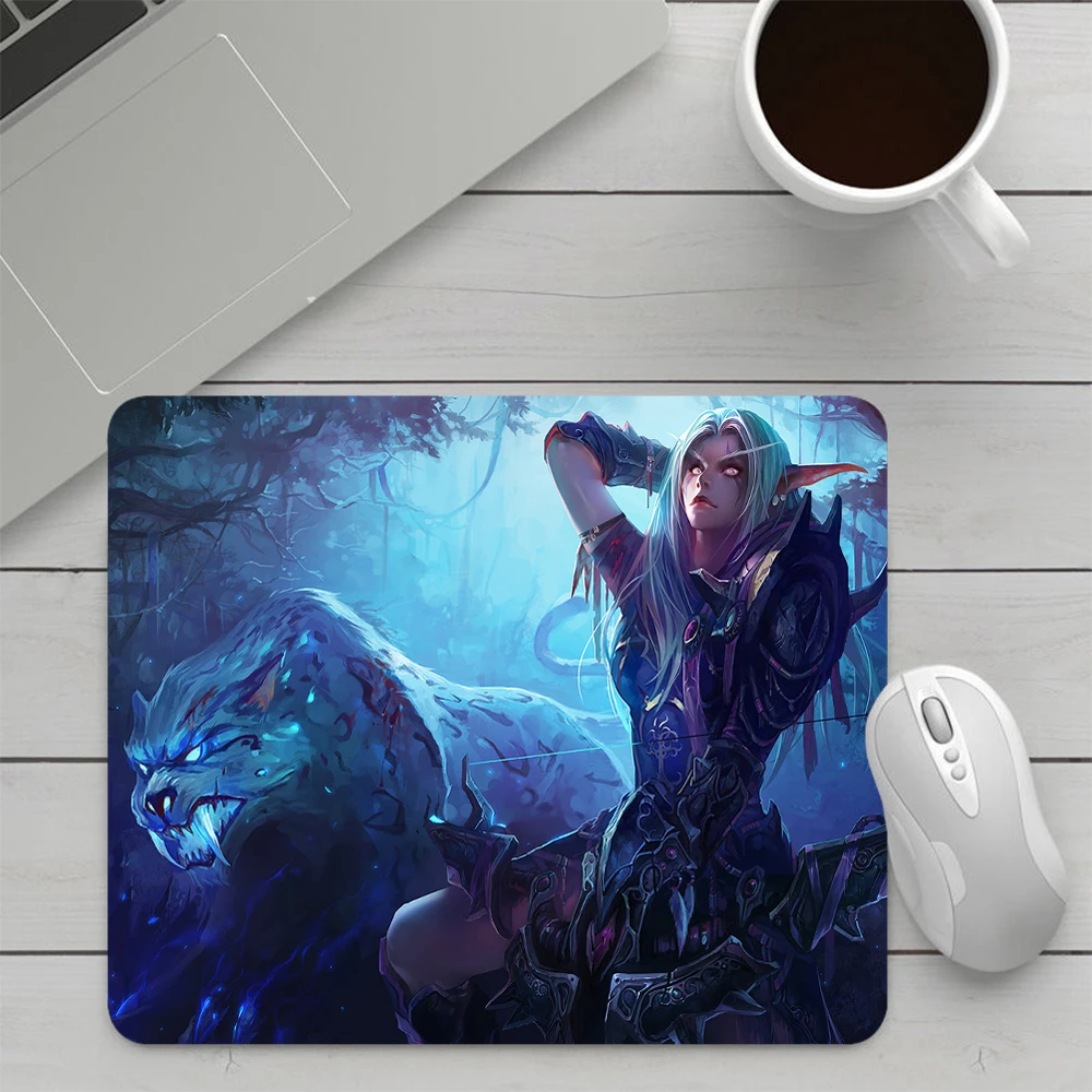 World of Warcraft Sylvanas Small Gaming Mouse Pad Computer Mousepad PC Gamer Mouse Mat Office Mausepad XXL Keyboard Mat Desk Pad