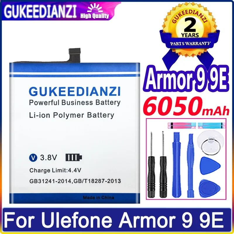 

High Capacity GUKEEDIANZI Battery 6050mAh for Ulefone Armor 9 9E Armor9