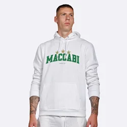 Maccabi MHFC haifa Men's Pullover Hoodie Casual Hooded Sweatshirt Best Hoodies Sportswear Tracksuit with Pocket