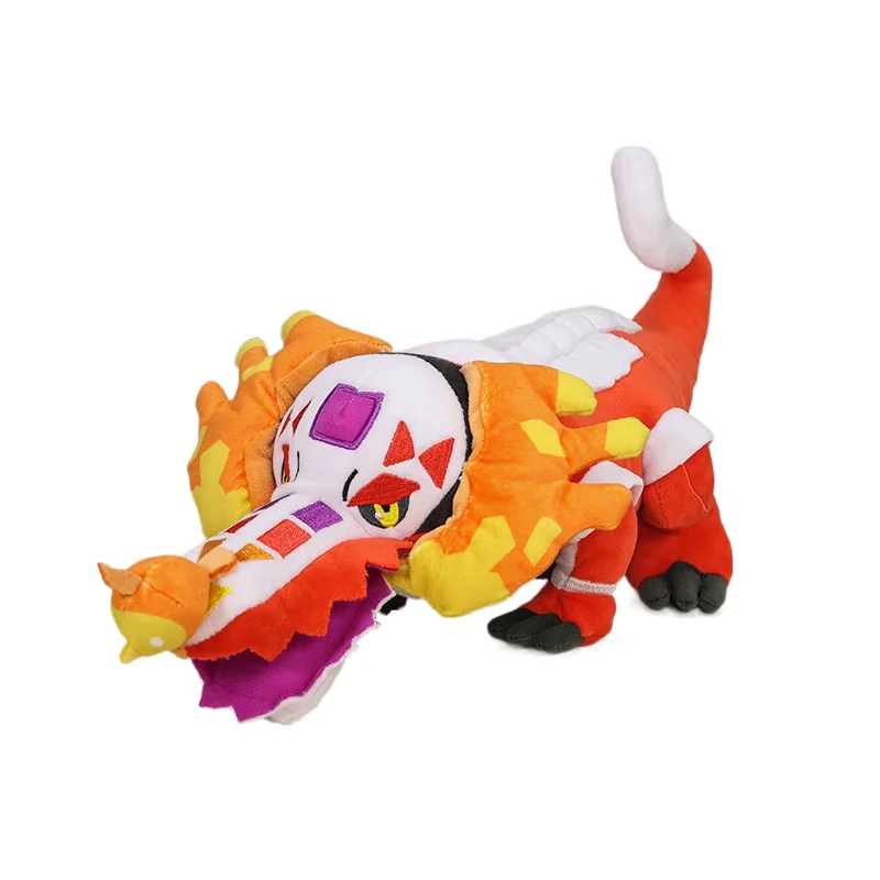 

Плюшевая игрушка Pokémon - Эволюция от Чимчар до Монферно до Инфернапе - с узором в виде костей, гигантская плюшевая кукла-хорьк.