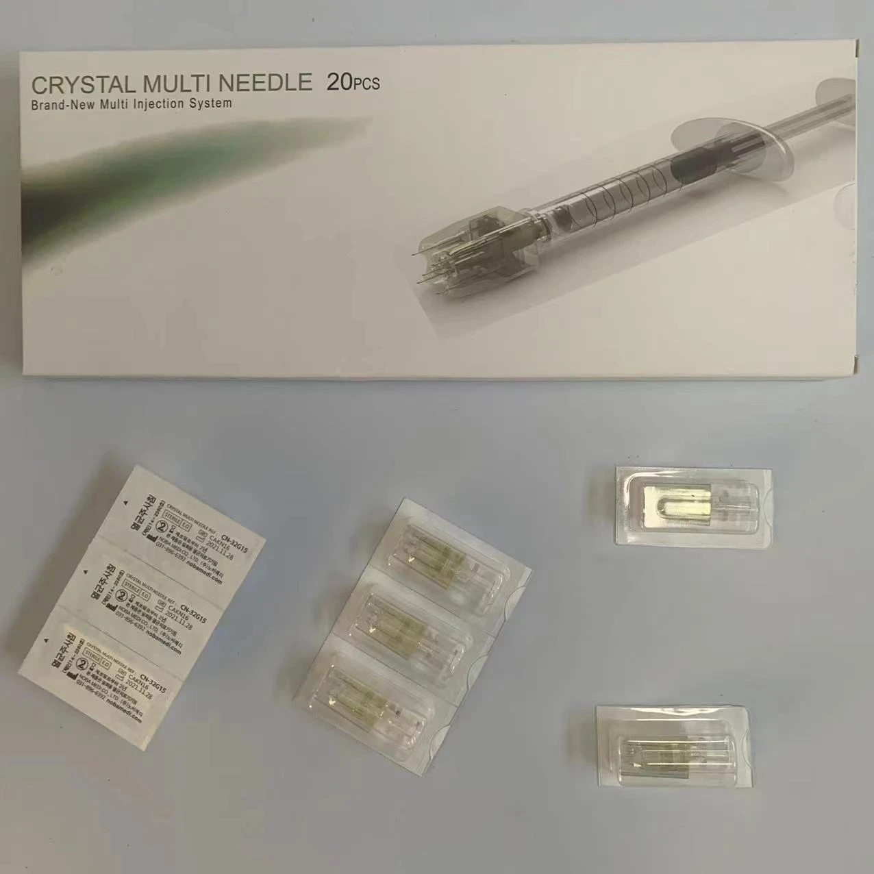 Kristall-Multinadel 5-Pin-Mesotherapie-Nadel für Kopfhaut-Haarwachstum & Hautverjüngung & Verbindungsspritze – Detail 4