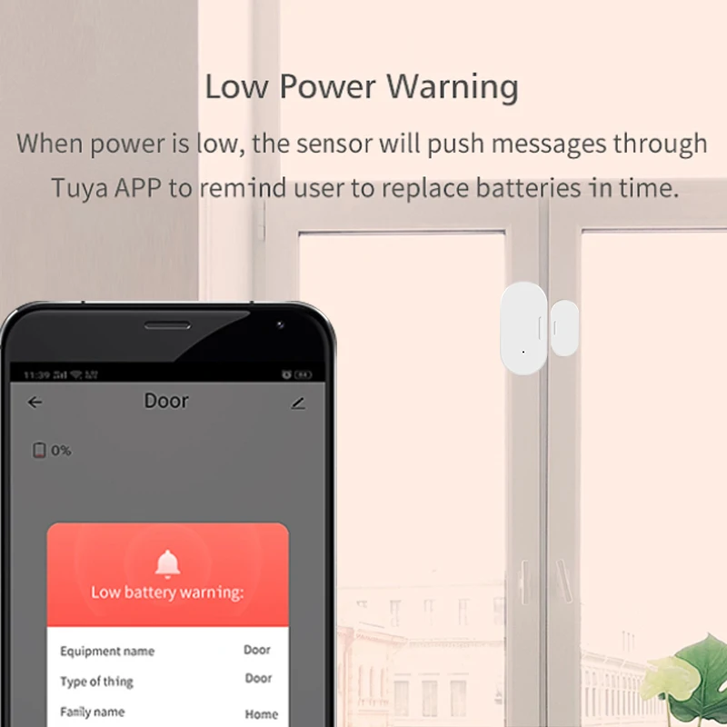 Home kompatibler Fensters ensor Alexa Smart Home Wireless Woolley Tür-/Fenster detektor Smart Home Sicherheit