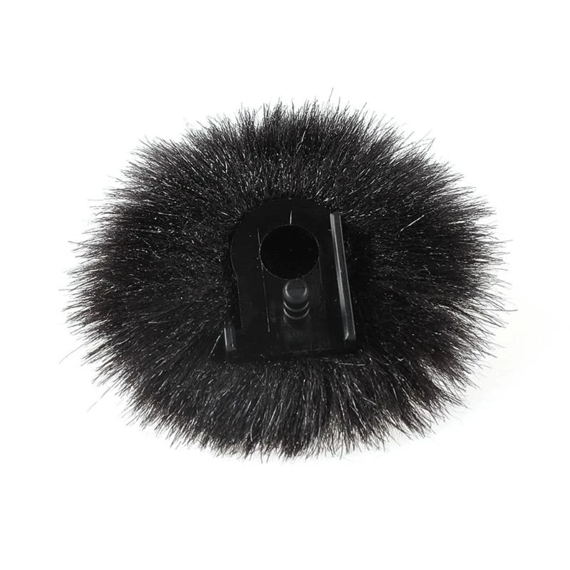 Pelziger Windschutzscheiben-Muff für Außenmikrofone für 150 kabellose Lavalier-Mikrofone Y4QF – Detail 2