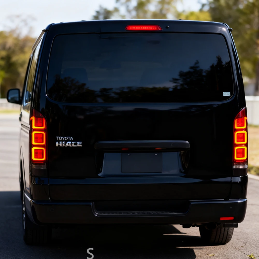 

For Toyota Hiace 2005-2018 Auto Back Lamps Assembly Upgrade New style High Quality LED Taillights Plug and Play Car Accessories