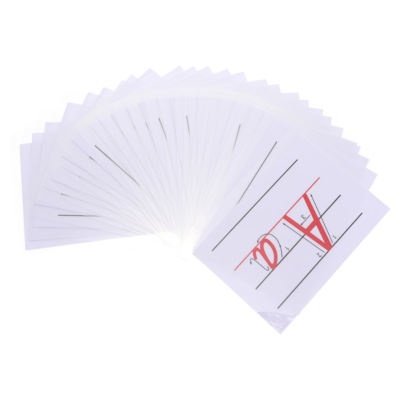 

26 Pcs Alphabet H writing Cards Safe Kids Early Learning Educational Toys Manuscript Letters Child Development