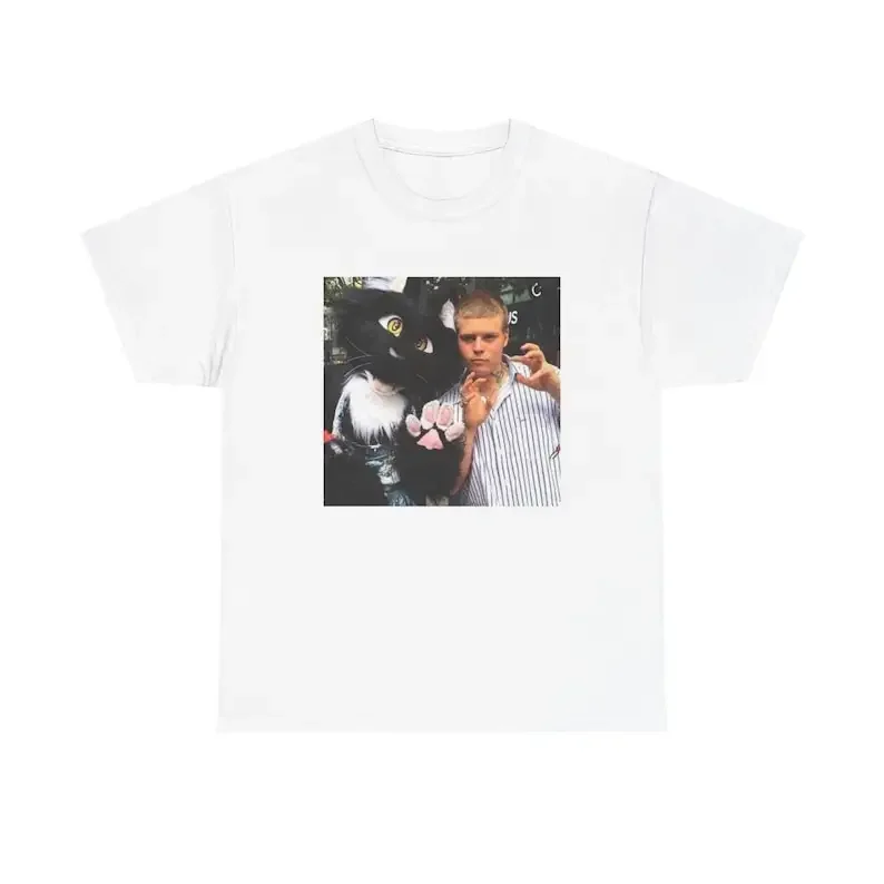 Yung Lean With a Furry  Yung Lean Shirt, Bladee, Drain Gang, T shirt