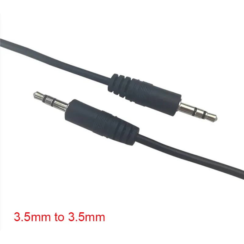 0.5m 1m 3.5mm Male to Male Plug Audio Jack Aux Extension cord connectors Aux Cable earphone Headphones For Computer MP3 player
