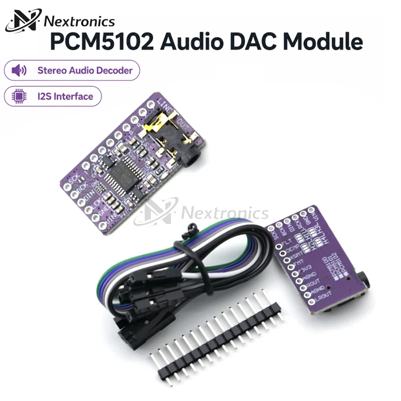 GY-PCM5102 PCM5102A PCM5102 I2S Interface DAC Decoder Audio Player Module Digital Stereo PHAT Format Board for Raspberry Pi