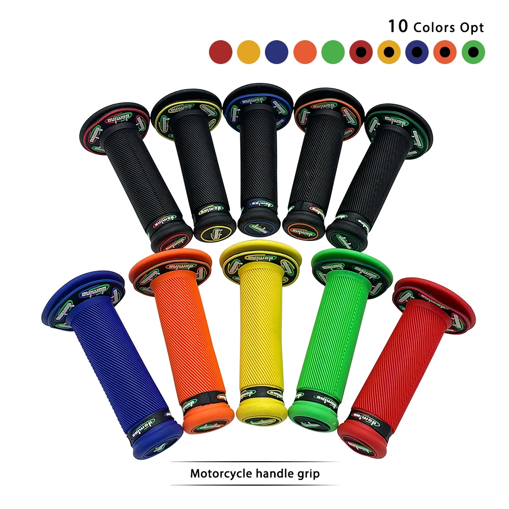 New Rubber Handle Grip Universal 22mm Motorcycle Handlebar Rubber Gel Grips Brake Hands High Quality Dirt Pit Bike Motocross