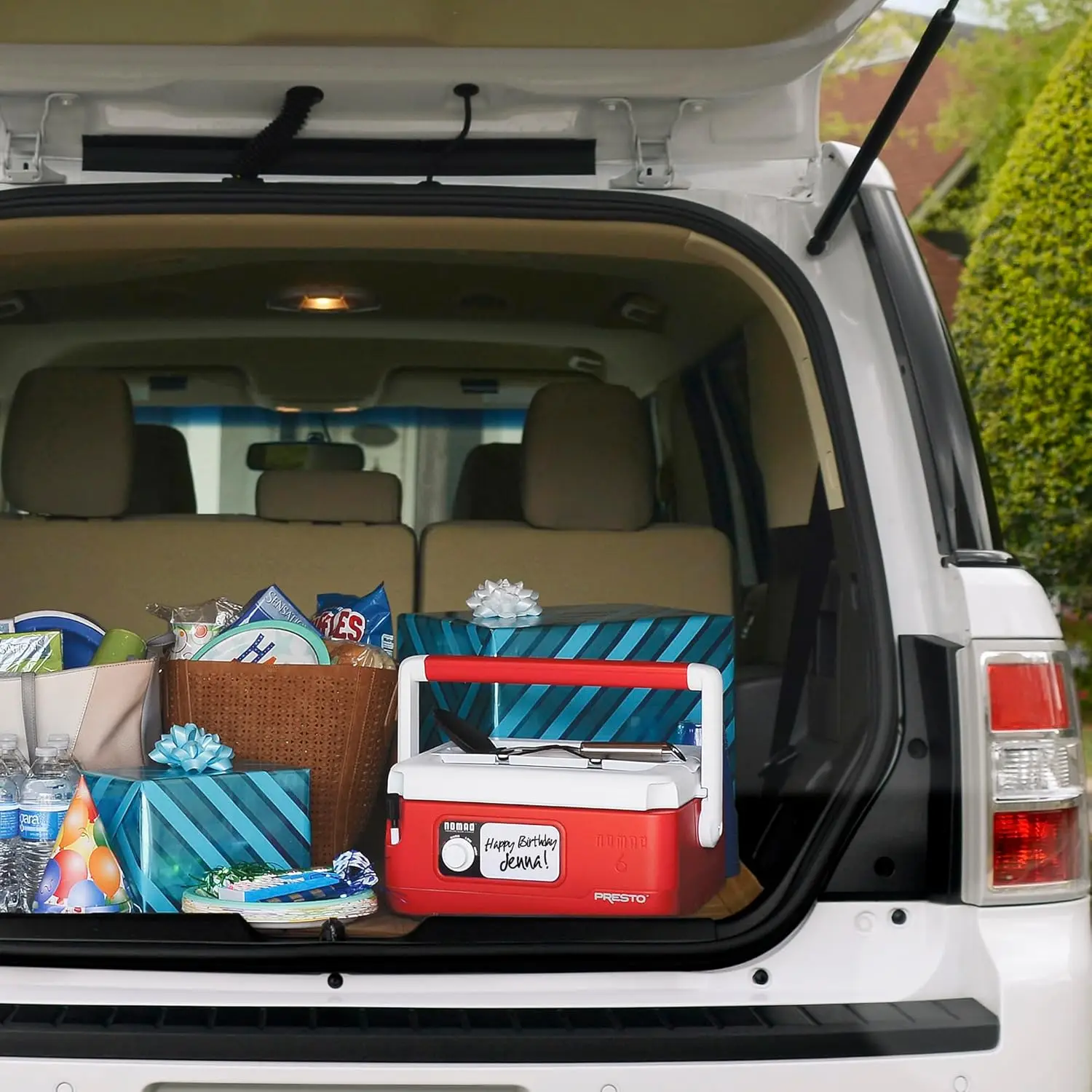 طباخ بطيء للسفر الرحل ، أحمر ، 6-كوارت ، عبوة 1