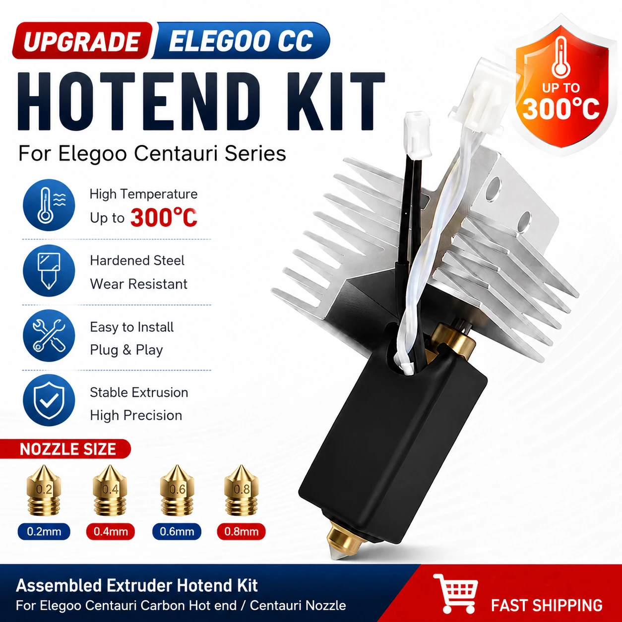 3D Printing Elegoo - Ceramic Hotend Kit for 3D Printer