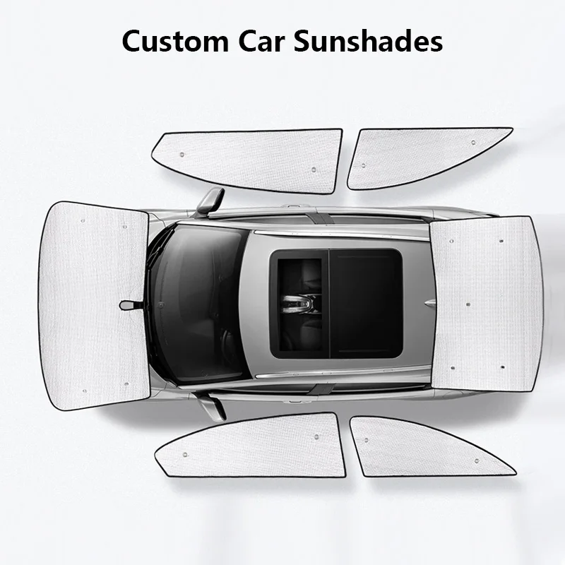 

Premium Custom Car Sunshades UV-Proof Privacy For Toyota Avalon 4 Dr Sedan 2013-2018 Front Rear Side Windows