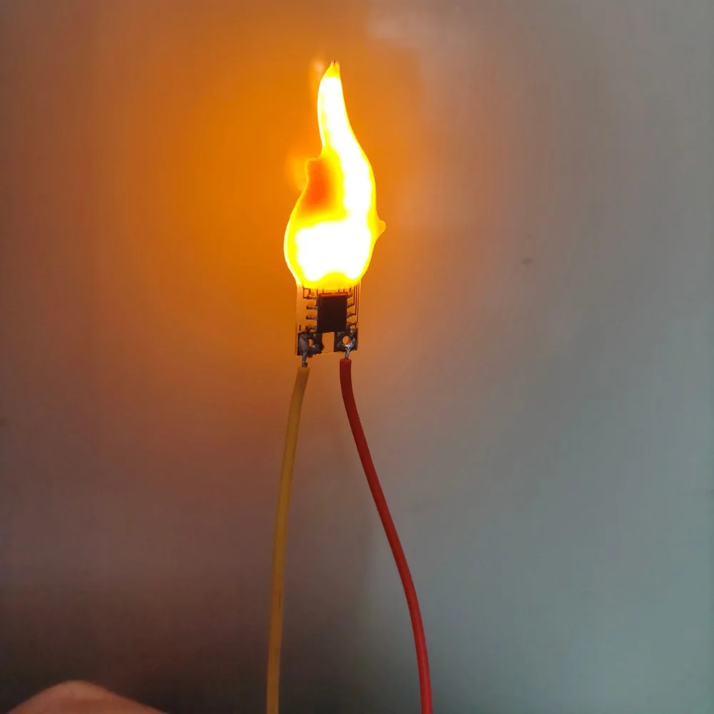 1/5/10pcs LED 3v 5v Flashing Candle Lights Birthday Party Bulbs Diode Accessories DIY Flame Lights For Birthdays Parties Festive