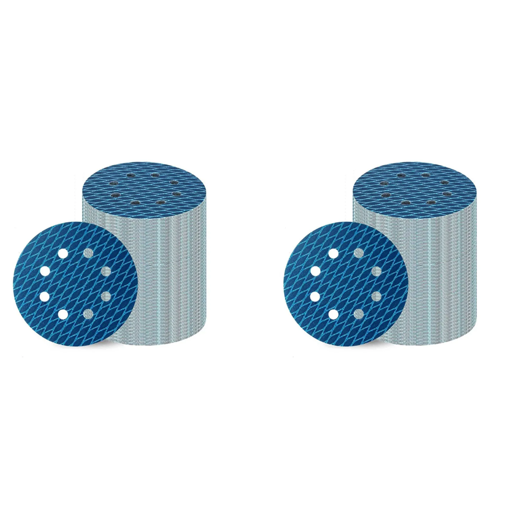 

A84X-140Pcs Orbital Sander Sandpaper 5 Inch 8 Hole Sanding Disc Sand Paper 320 Grit For Anti Blocking Rhombus Sanding Discs
