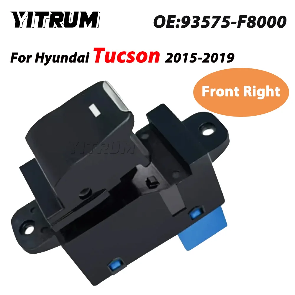YITRUM For Hyundai Tucson 2015-2019 Front/Rear Passenger Side Power Window Switch 93575-F8000 93580-F8010 view 2