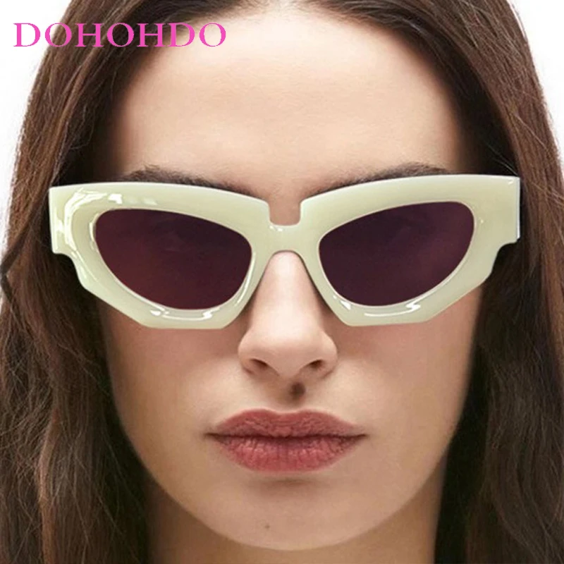 

New Fashion Cat Eye Women's Sunglasses Outdoors Travel Brand Designer Men's Sun Glasses Driving Shades Female UV400 Lentes Mujer