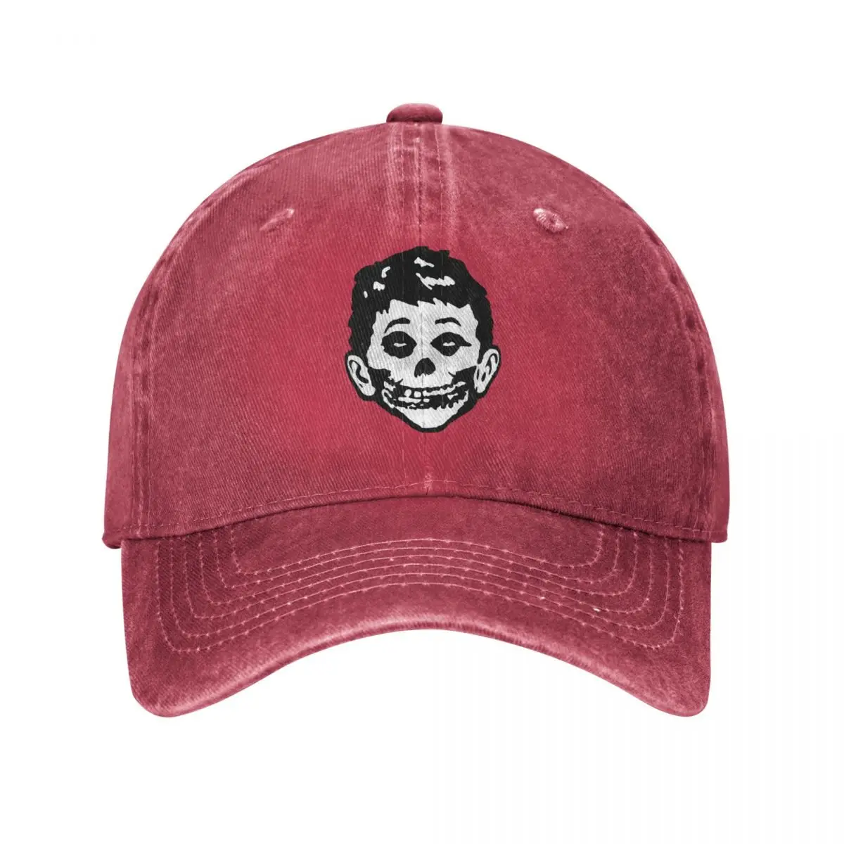 Vintage Mad Misfits Re-make Green Hell Ver. Baseball Caps Unisex Distressed Washed Cap Skull Outdoor Adjustable Caps Hat