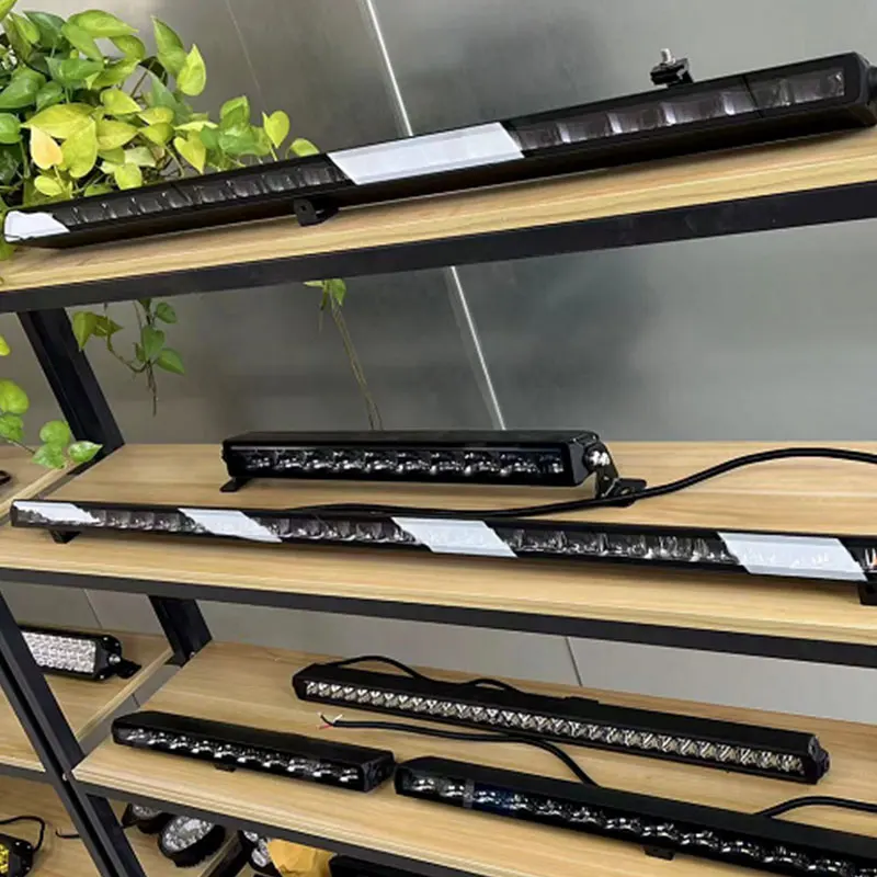 超高輝度投光器 Led バー車の Led ストリップライト 13 インチ 52 インチスポットライトライトバー UTV ATV オフロードアクセサリー