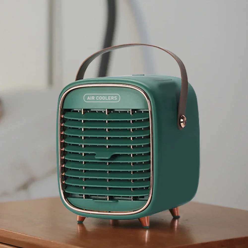 Mini refroidisseur d'air AC sans fil USB, climatiseur portable, petits refroidisseurs par évaporation avec climatisation à eau