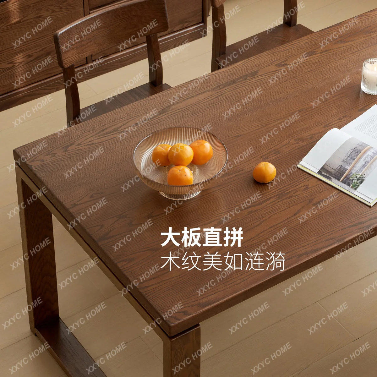 Small Apartment Restaurant Dining Table Home Rectangular Dining Table Large Desk