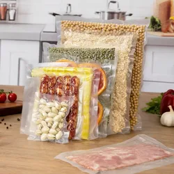 Vacuum Bags for Food 50/100pcs Food Vacuum Packaging Storage Bags for Vacuum Sealer Thicker Food Fresh Keeping Sealing Empty Bag