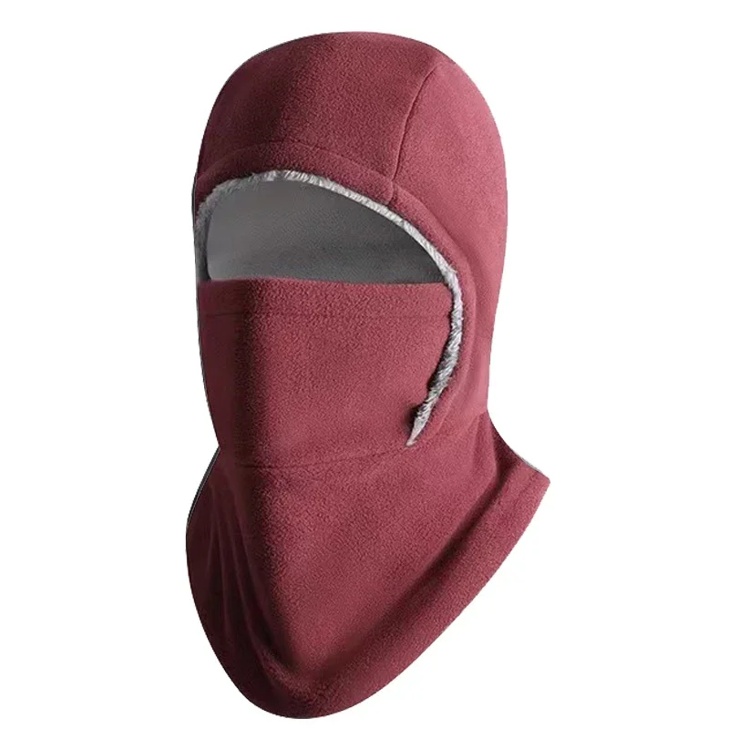 Balaclava Winter-Sportmütze Gesichtsmaske Verdickt Winddicht Warm Vollgesichtsabdeckung Multifunktional für Männer und Frauen Angeln – Detail 5