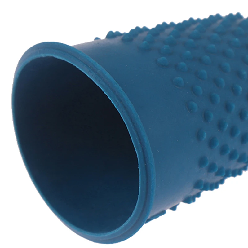 HMA73-5pcs أطراف الأصابع حامي غطاء قابل لإعادة الاستخدام قفازات مطاطية طبيعية عدم الانزلاق اللاتكس فنجر الحرفية التطريز الخياطة اكسسوارات