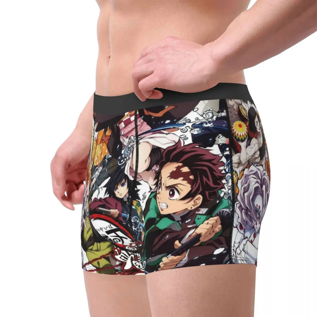 Boxer caleçon short Demon Slayer culotte Homme sous-vêtements doux pour Homme Homme petit ami cadeaux