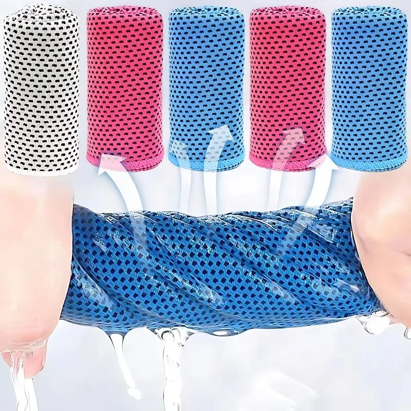 Outdoor Sport Ice Towel Rapid Instant Cooling Microfiber Quick-Dry Ice Towels Fitness Yoga Gym Running Wipe Sweat Chill Towels