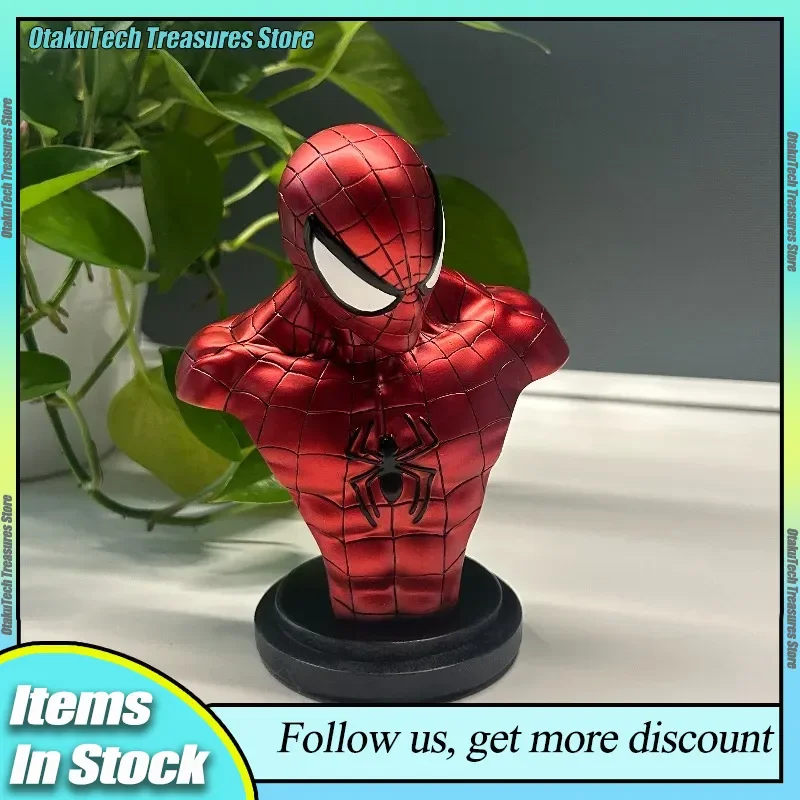 marvel-spider-man-symbiont-bust-30cm-action-figure-trendy-doll-ornament-collection-toy-girl-boy-birthday-xmas-gift