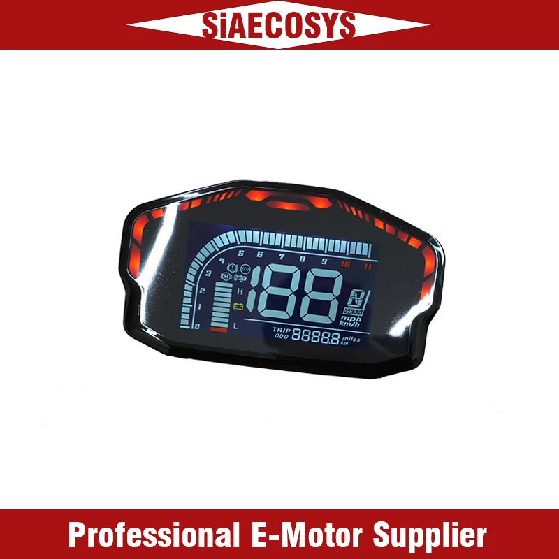 DKD Display Adjustable LIN CAN-BUS Communication Electric Scooter LCD Speedometer-Display For VOTOL Controller